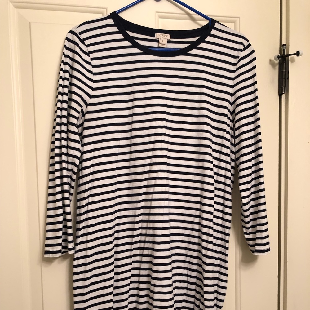 JCrew t-shirt sheath Dress - Size Large.  EUC